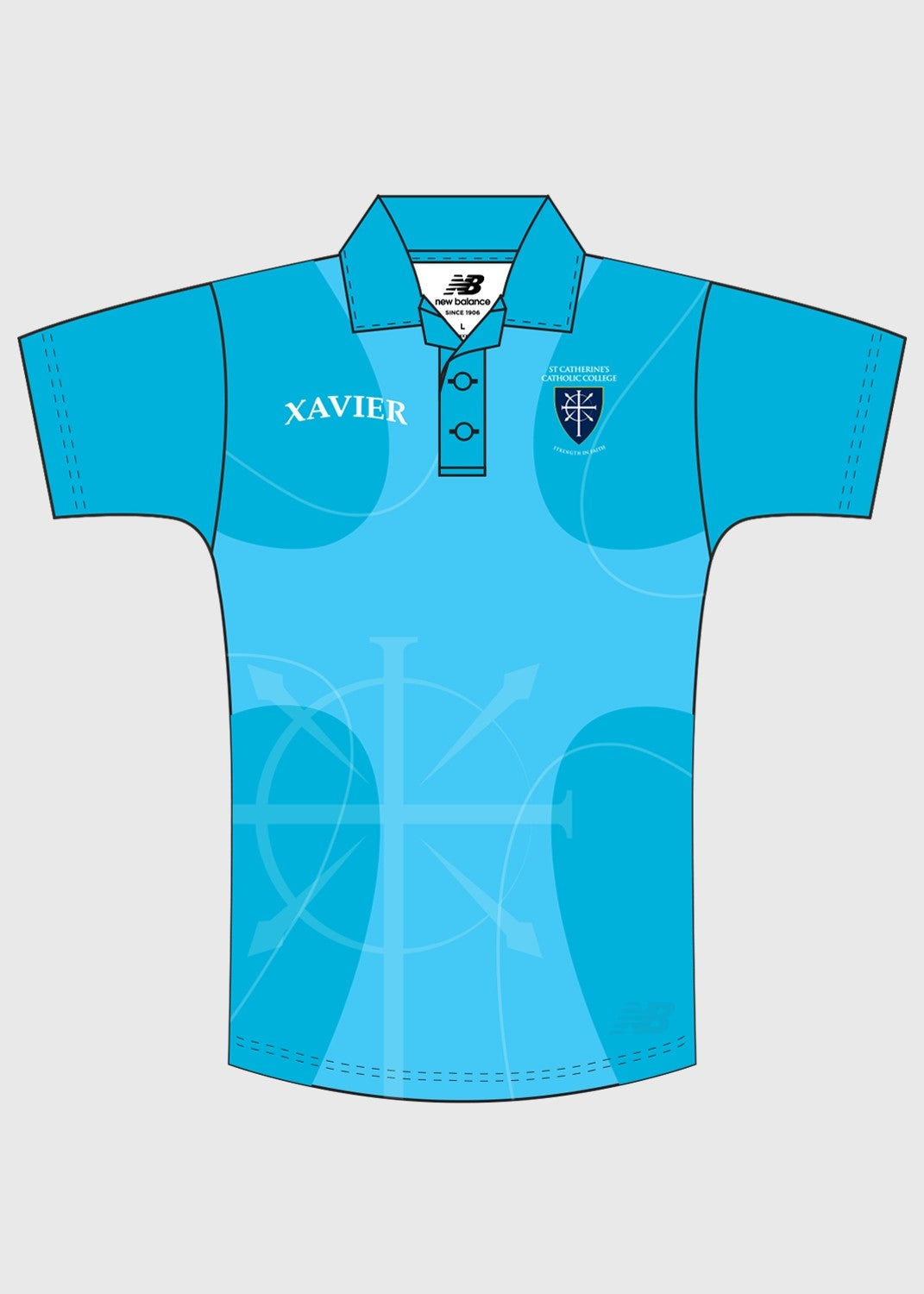 St Catherine's Catholic College - Polo House Blue Xavier