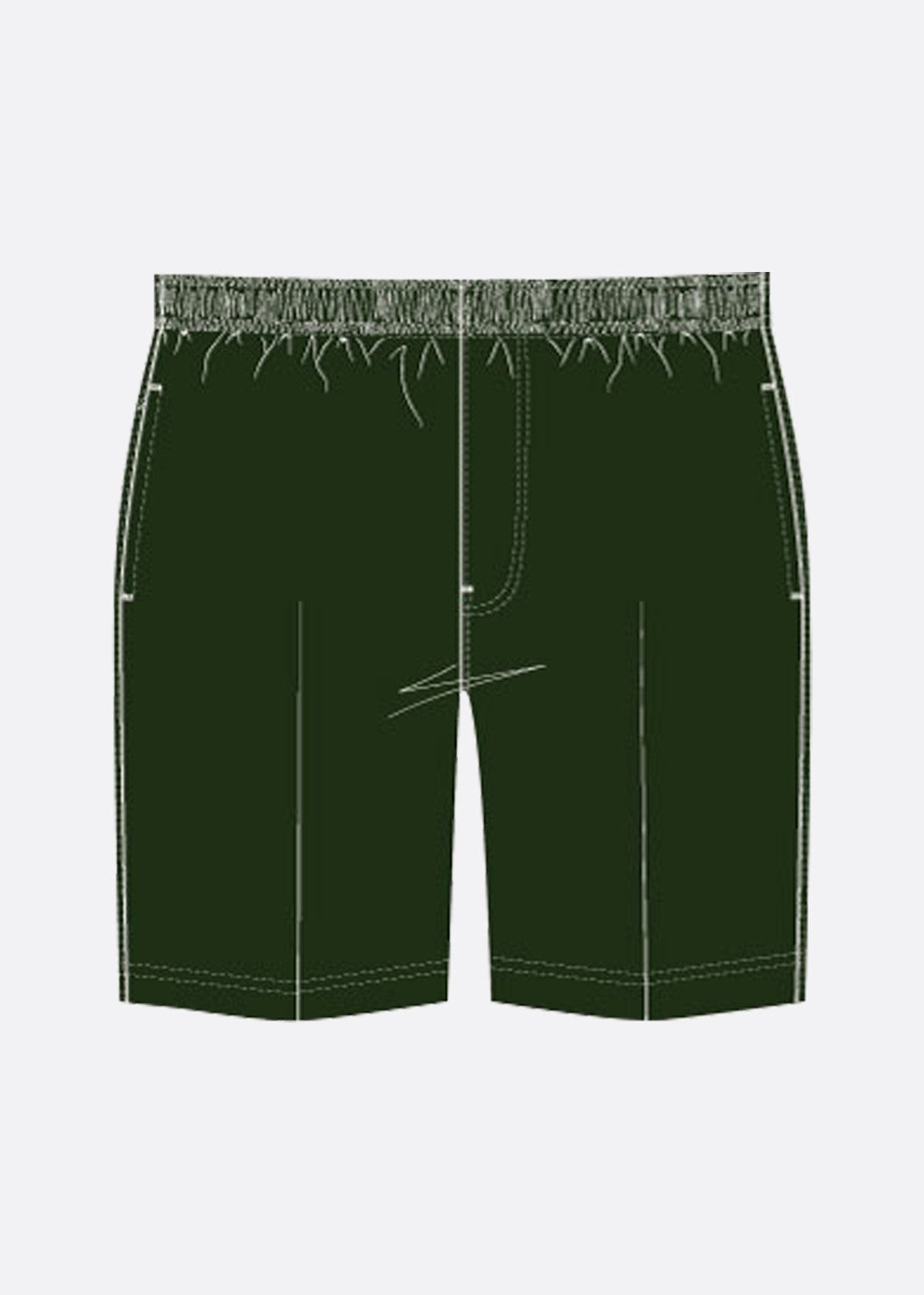 .edu Essentials Short Formal Boys Full Elastic Waist Kale Gre