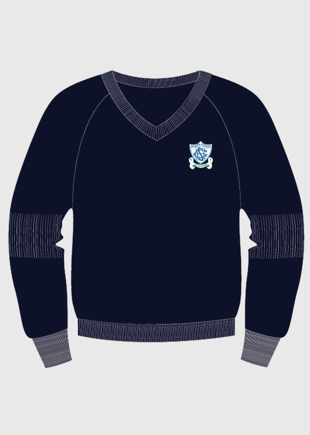 Knit Jumper Unisex Navy