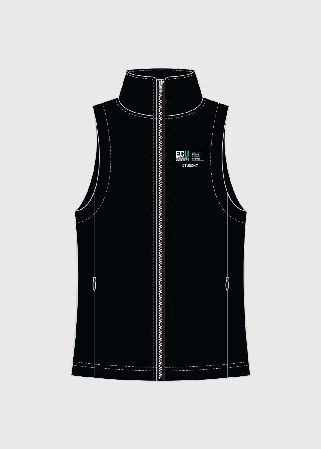 Medical & Health Science Fleece Vest Ladies