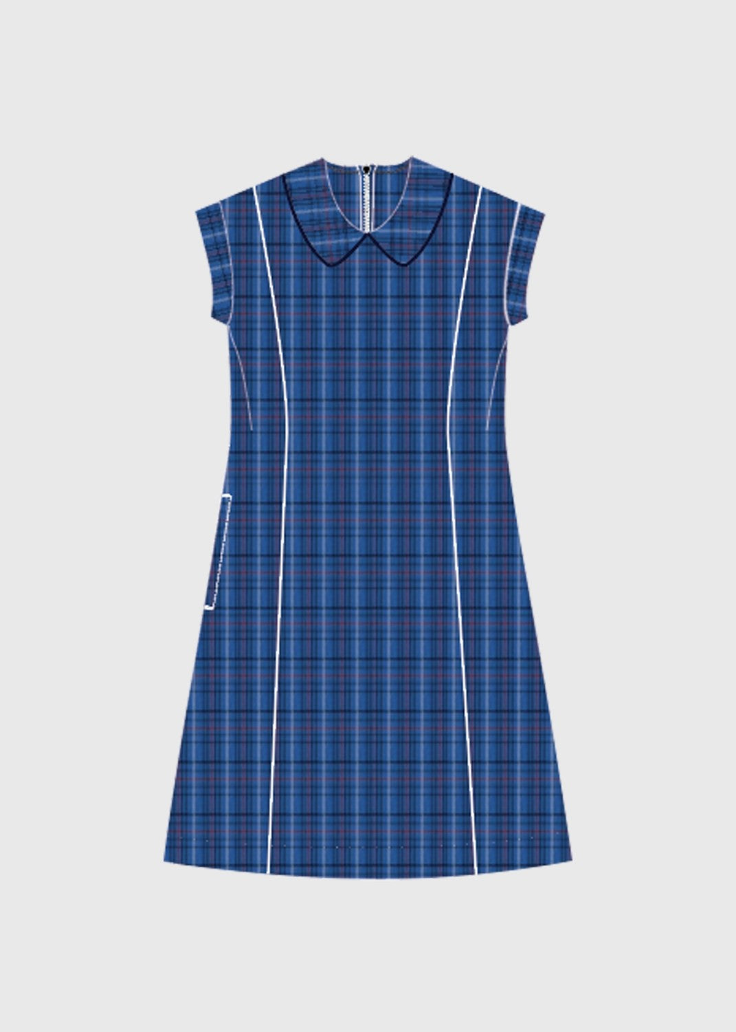 Dress Check Blue