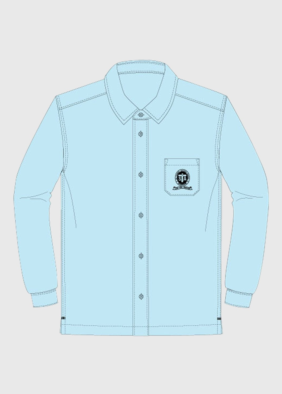 Shirt L/S Blue