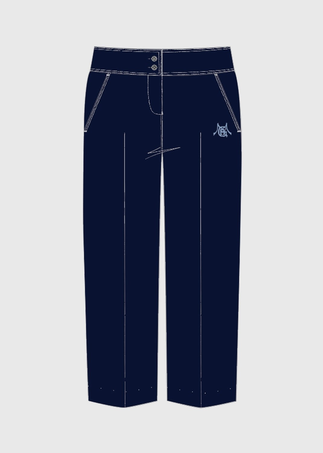 Pant Navy Stretch Twill W26