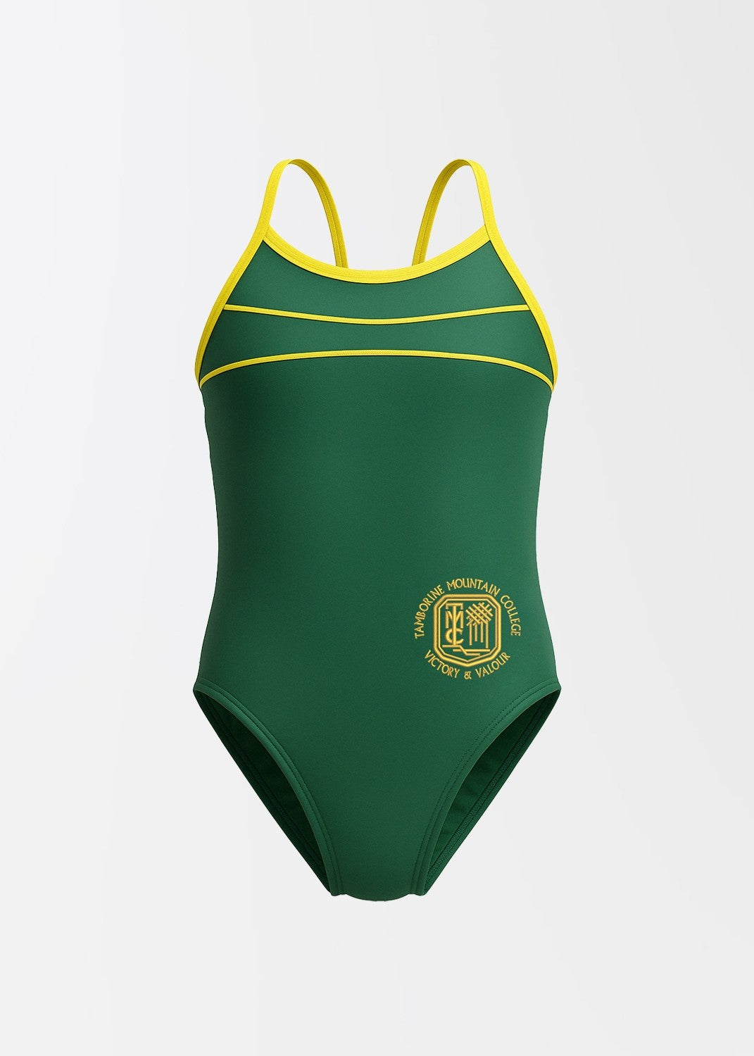 Swimsuit Girls Green/Gold