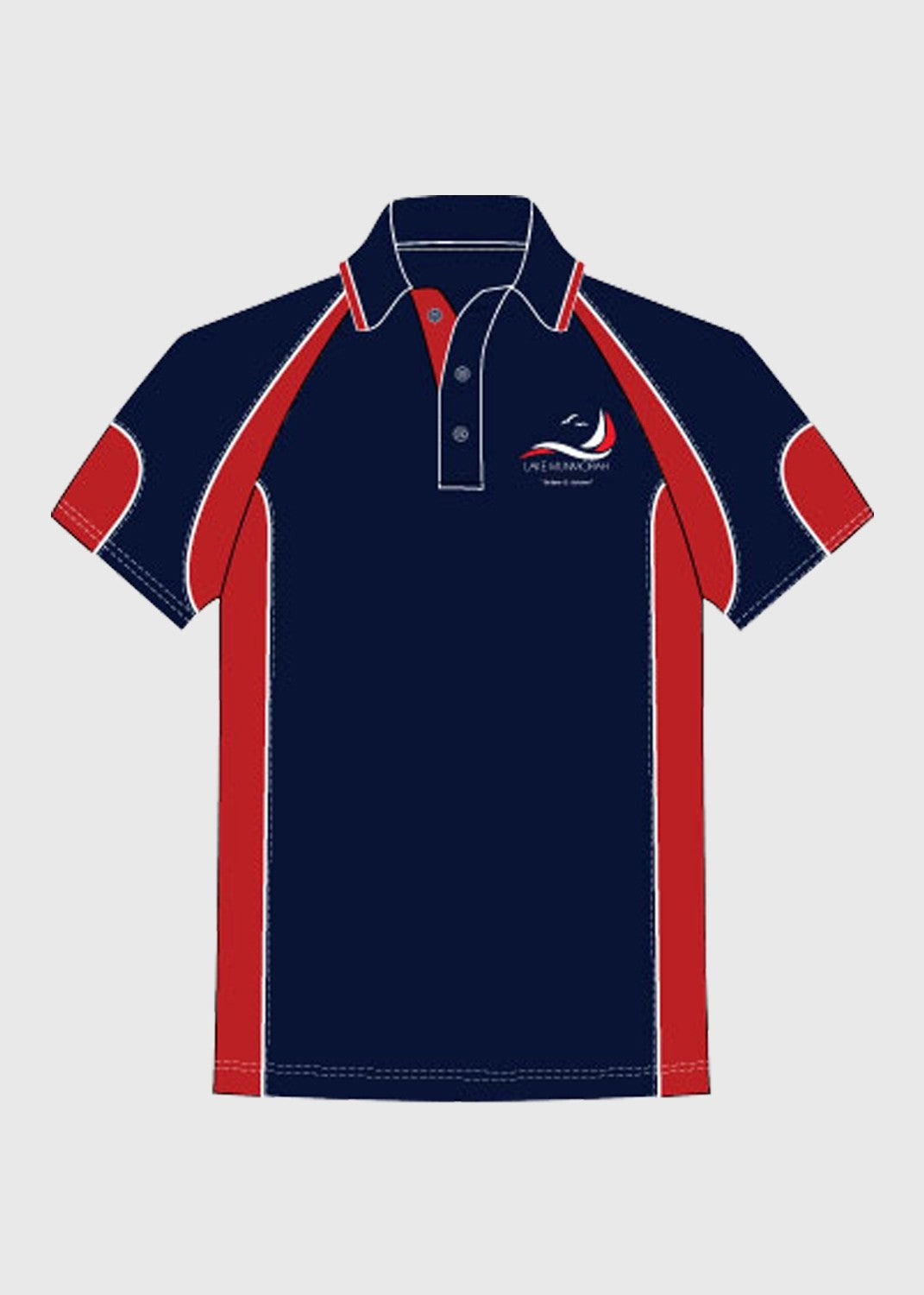 Polo Navy Red