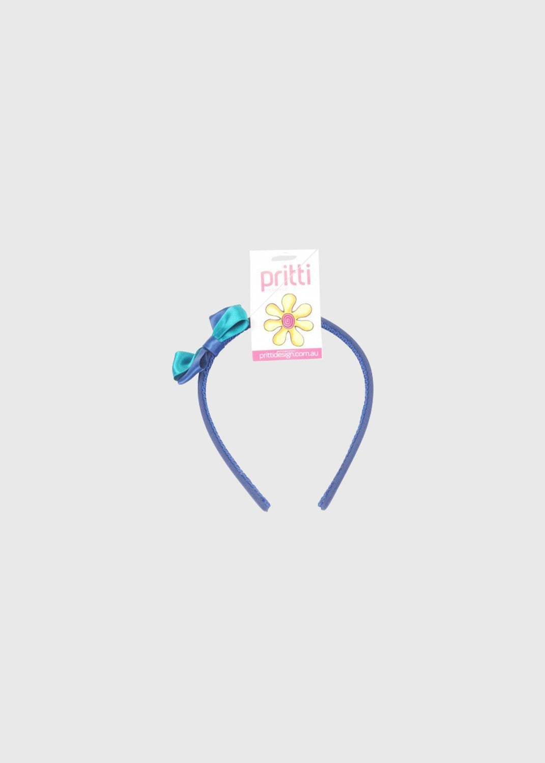 Hairband Narrow Jade/Dk Navy