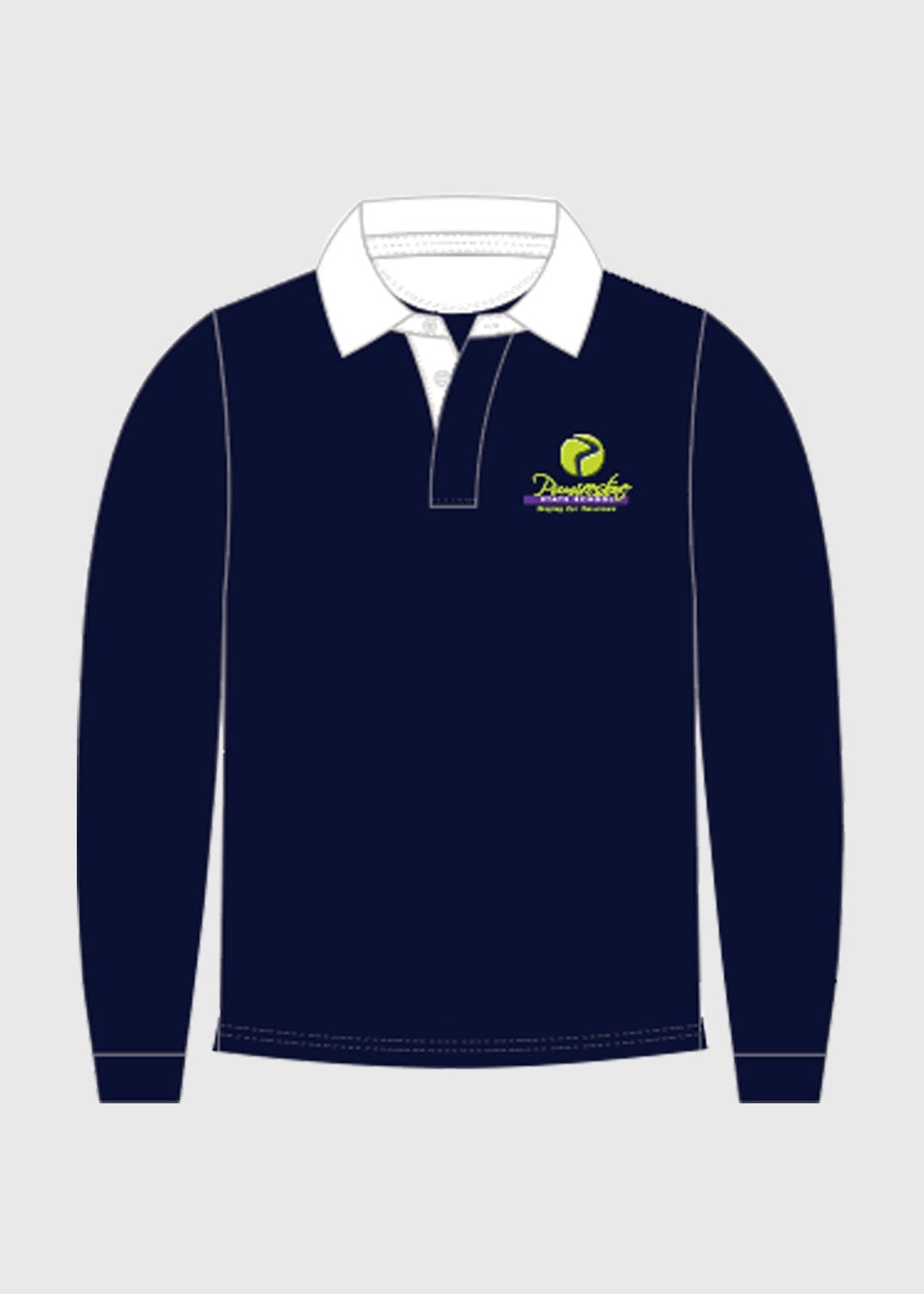 Winter Jersey Long Sleeve Polo Unisex