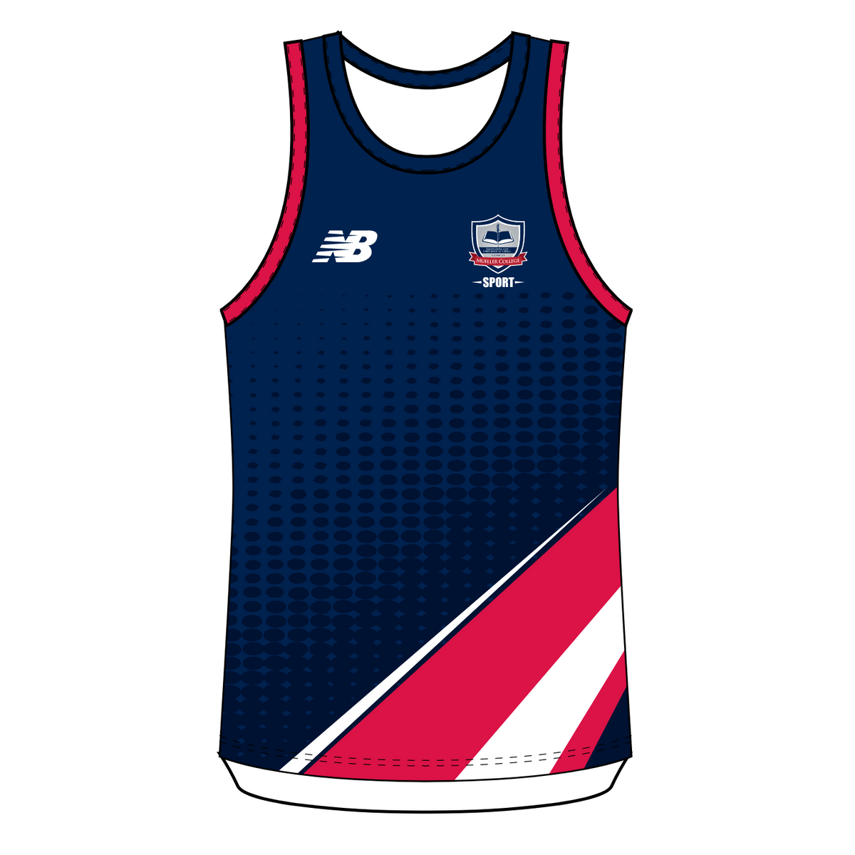 Mueller College Training Singlet Adult
