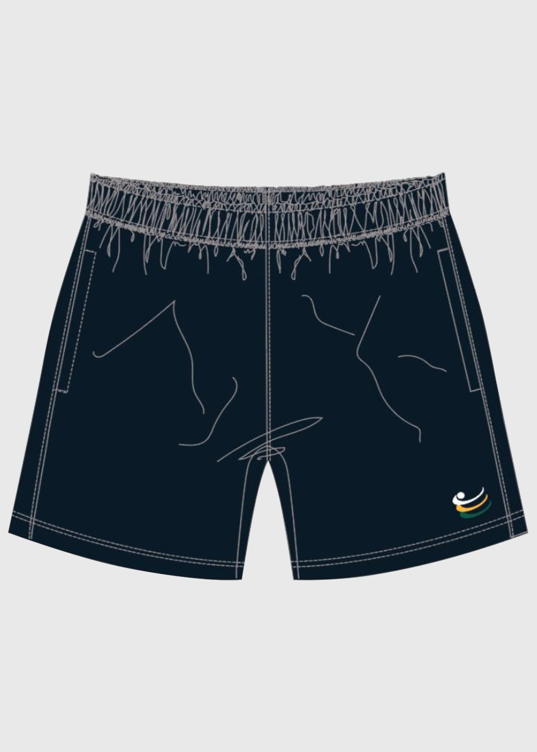 Earnshaw State College Short Sport 4 Way Stretch Ink Navy
