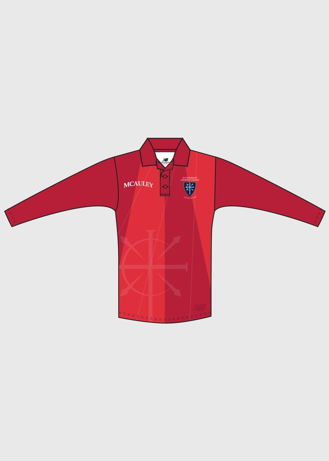Polo House L/S Red MCAULEY