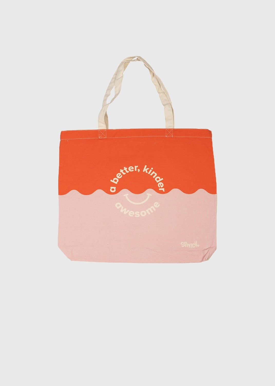 Tote Bag - A Better Kinder Awesome (Red)