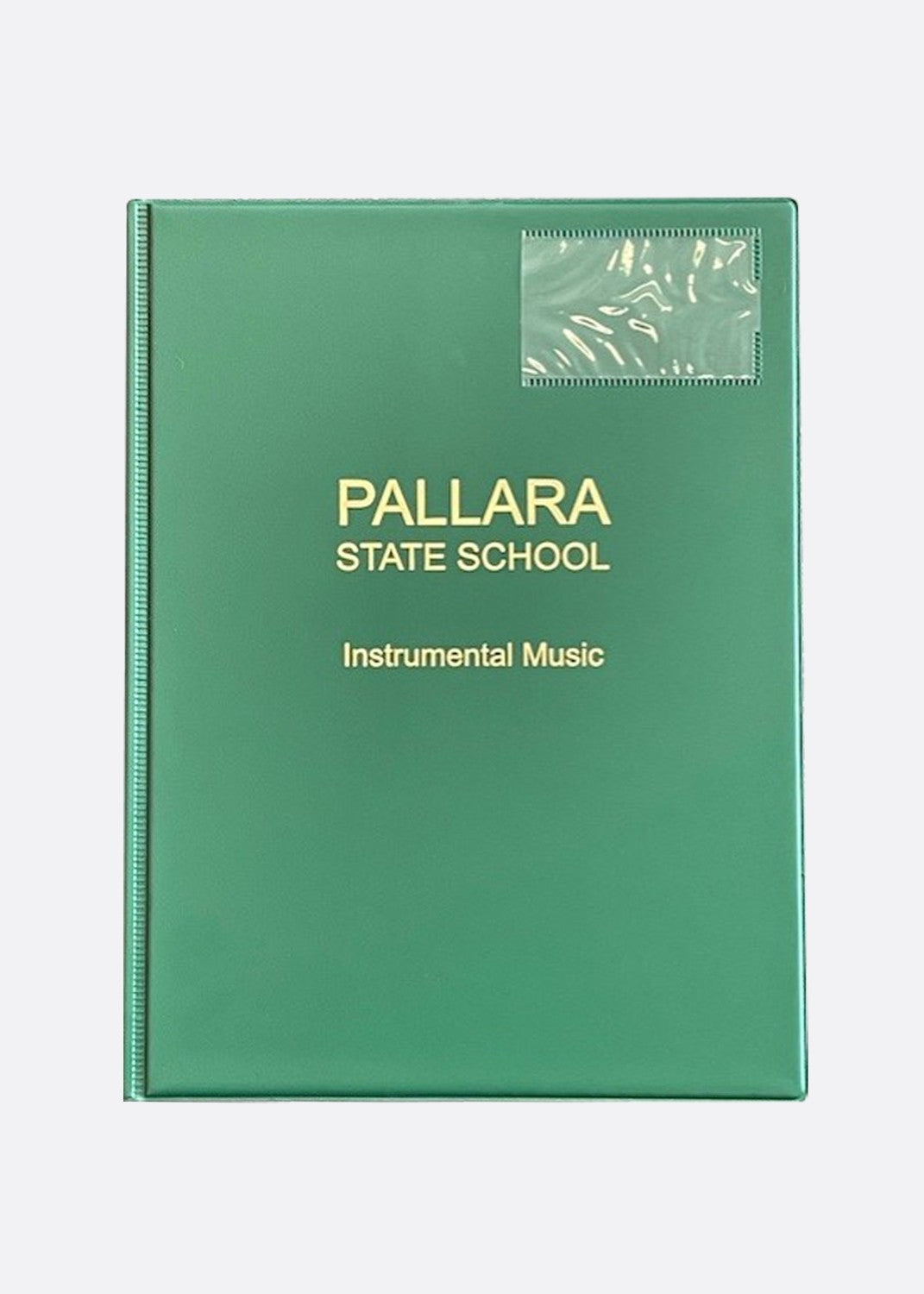 Music Folder Large Pine Green Foil Printed