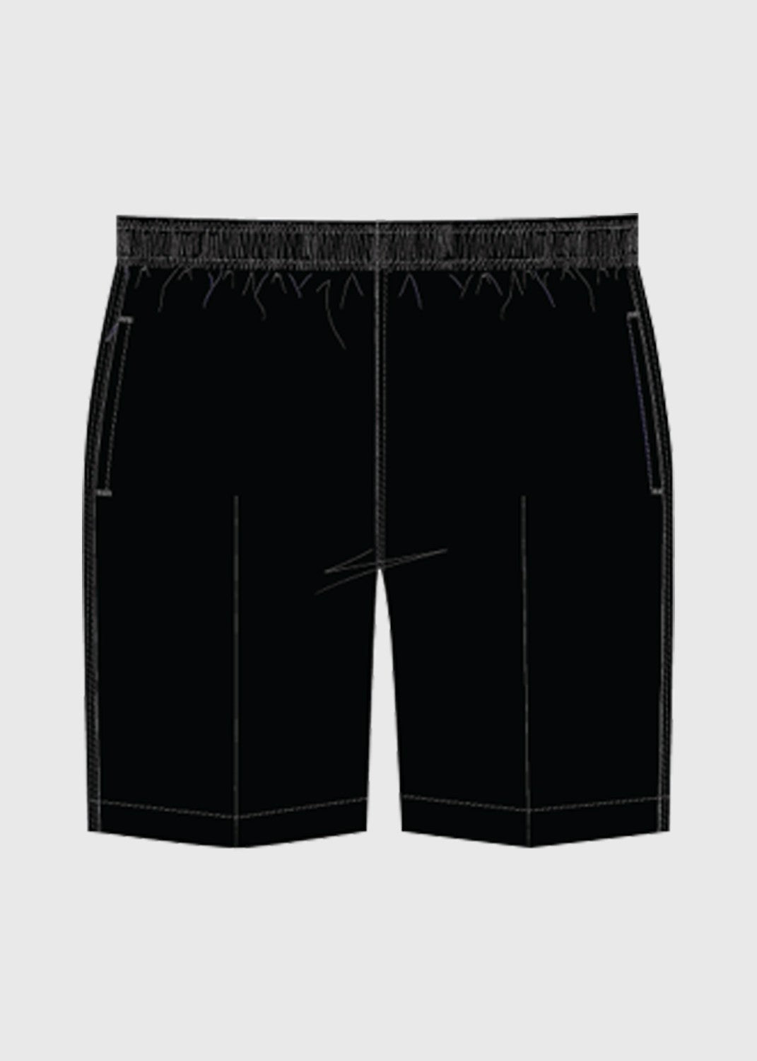 .edu Essentials Short Formal Boys Full Elastic Waist - Black