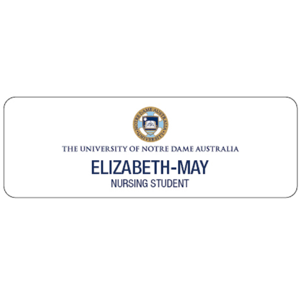 UOND Name Badge - Nursing Student