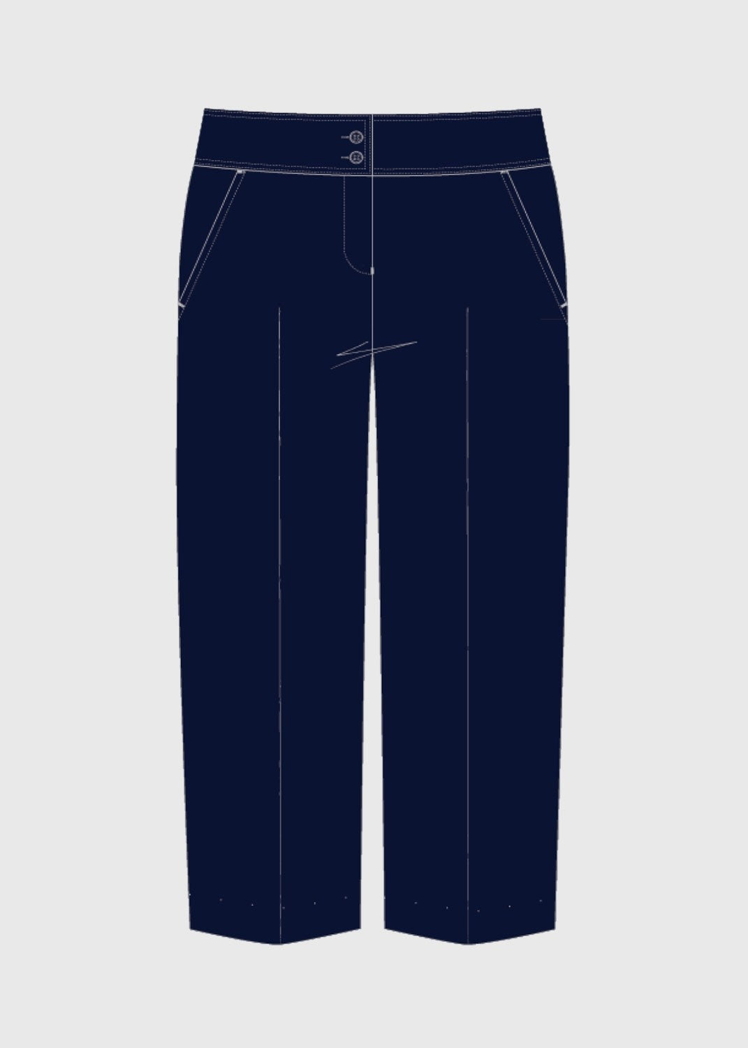 Girls Pant Navy