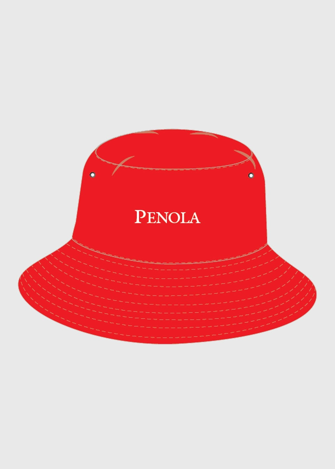 Bucket Hat Penola Red
