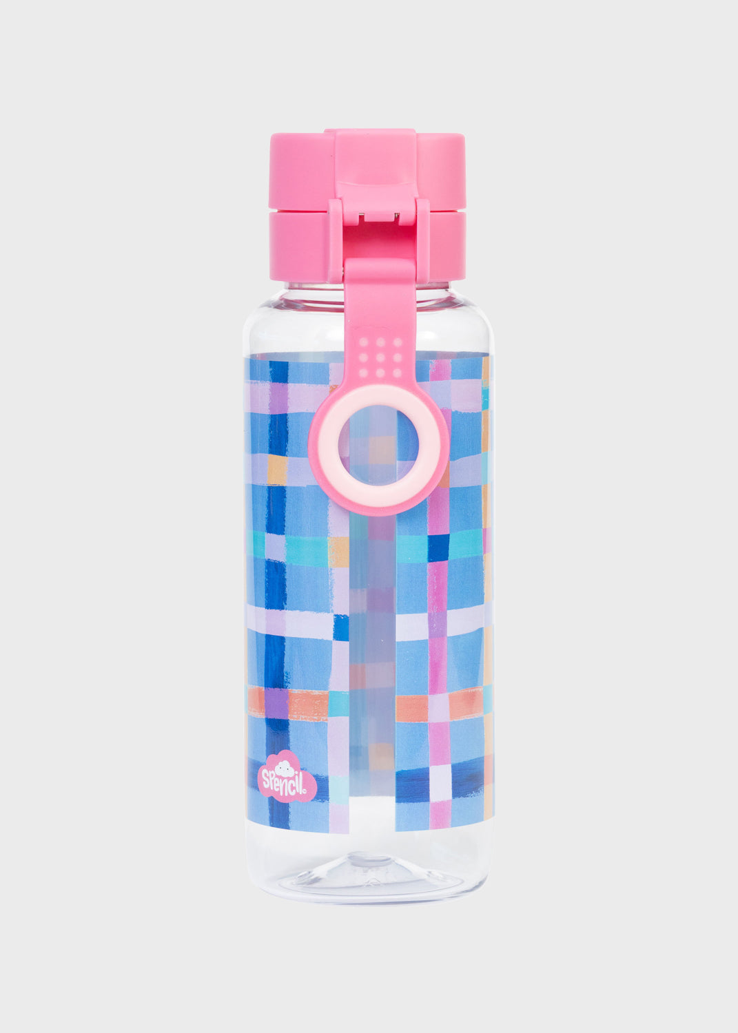 Big Drink Bottle - Pastel Plaid