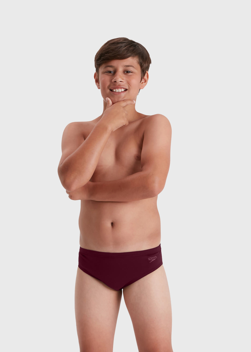 Boys Endurance+ 7cm Brief - Maroon