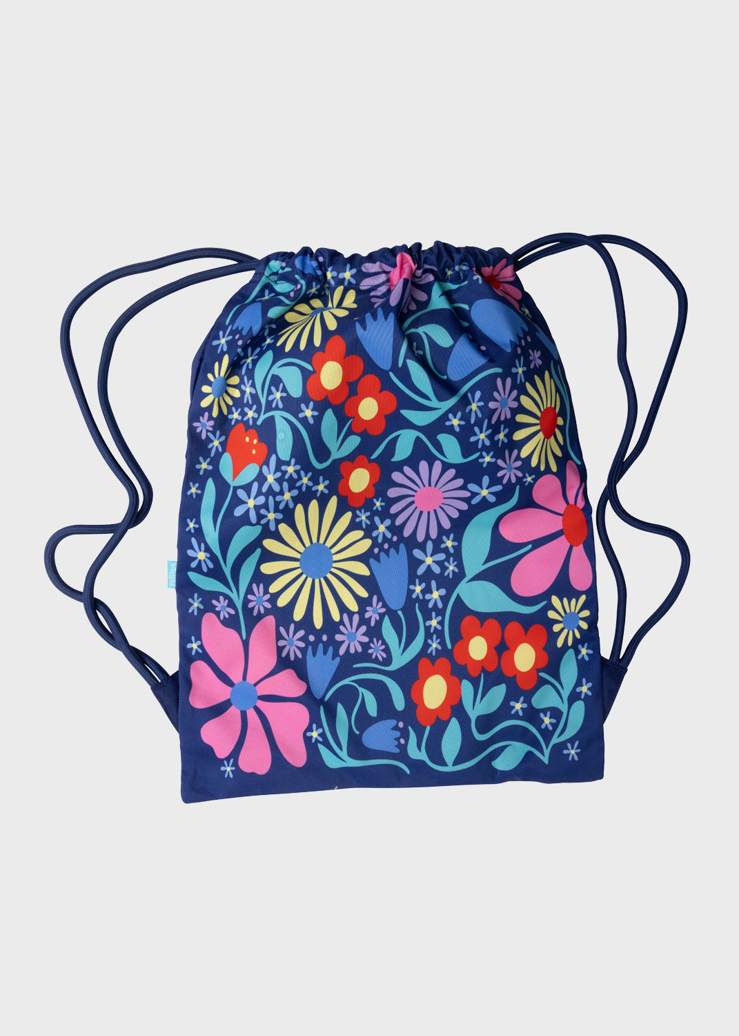 Big Drawstring Bag - Flower Fun