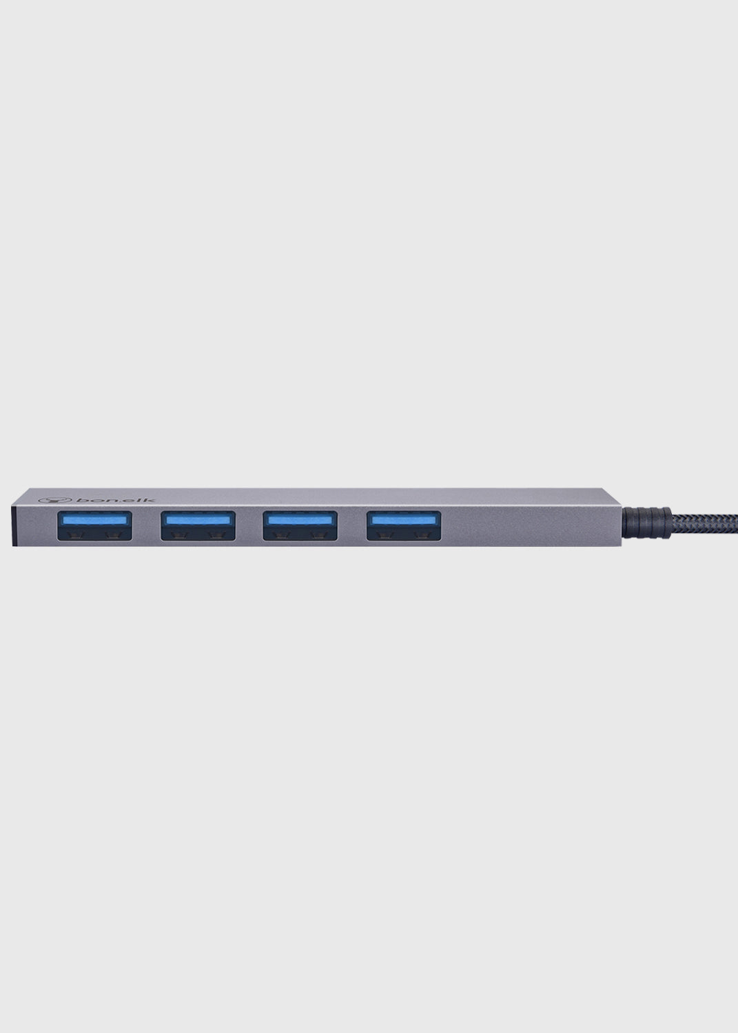 Long-Life USB-C to 4 Port USB 3.0 Slim Hub - Space Grey