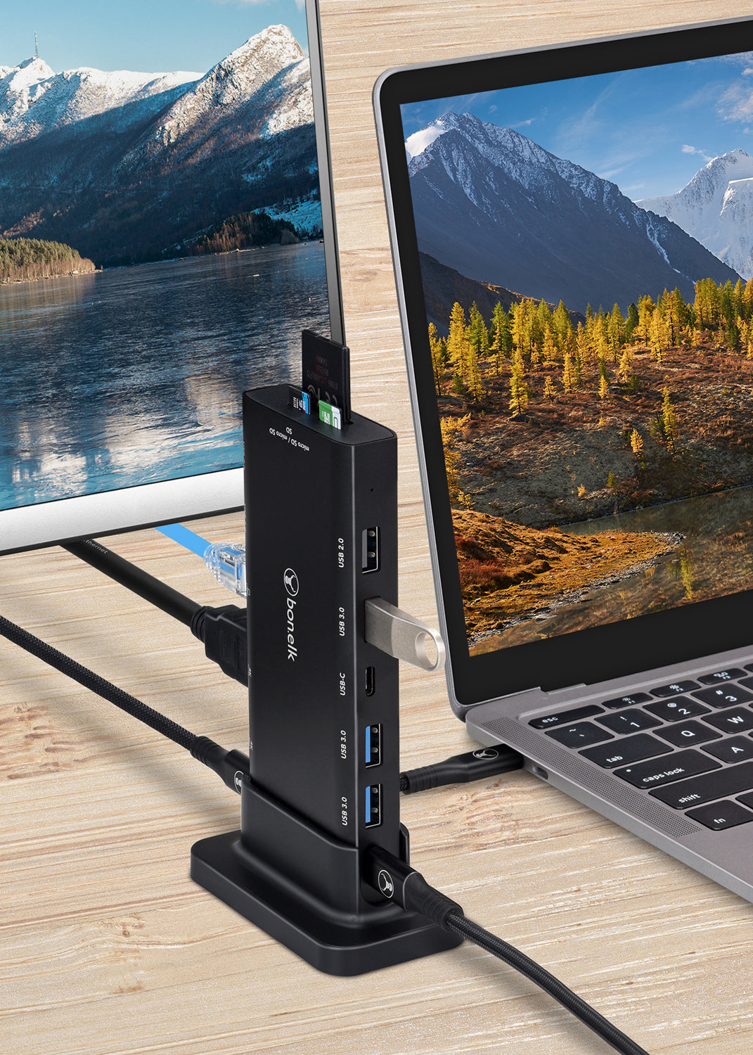Desktop Series 14 in 1 USB-C Multiport Hub - Black