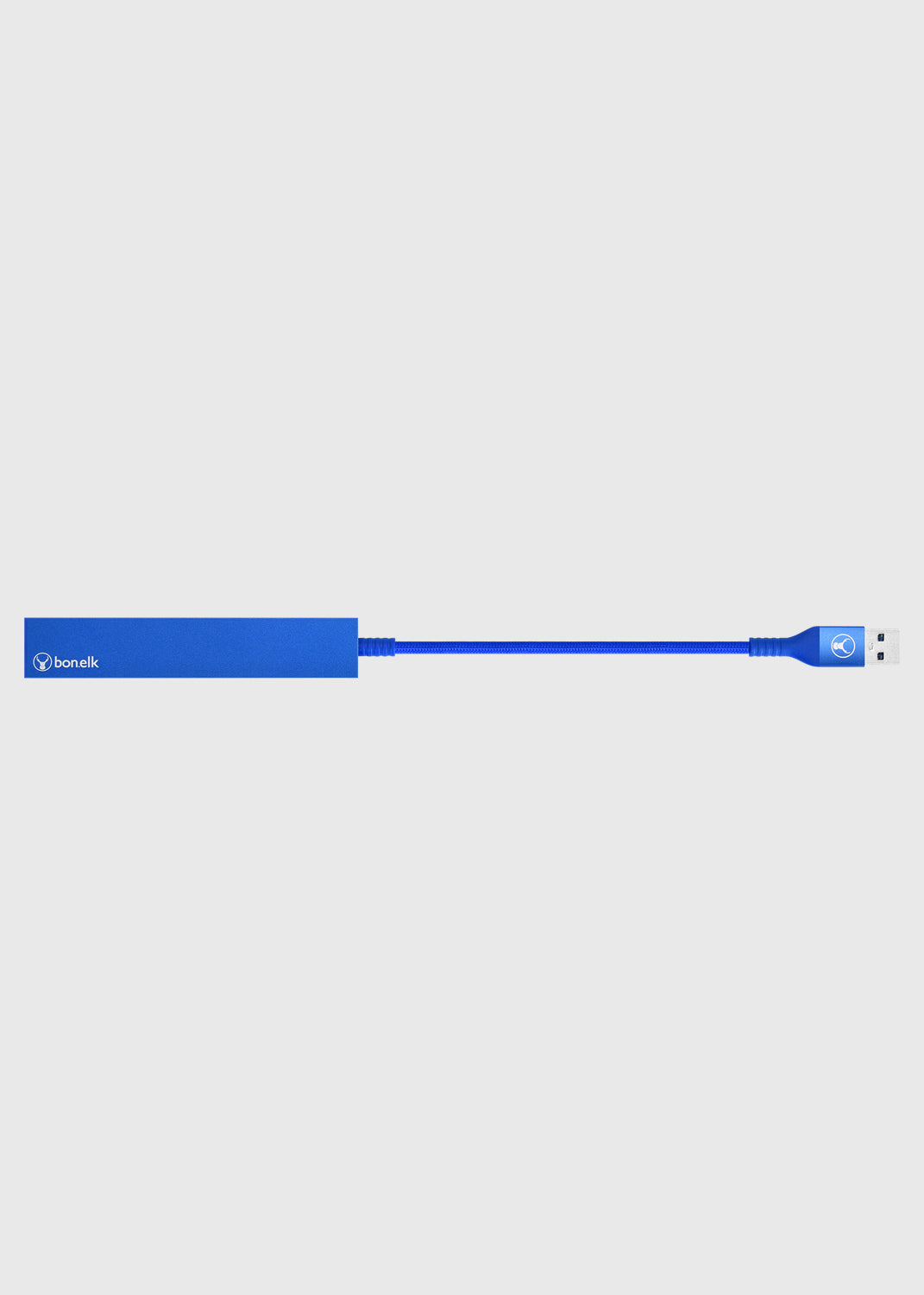 Long-Life USB-A to 4 Port USB 3.0 Slim Hub - Blue
