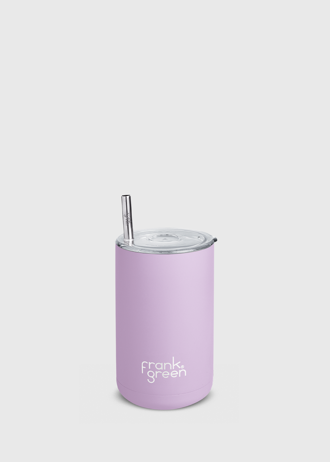 Iced Coffee Cup with Straw - Lilac Haze