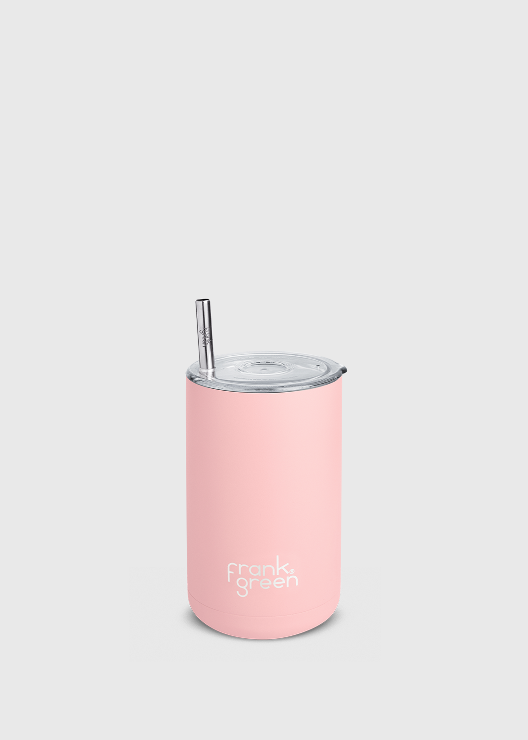Iced Coffee Cup with Straw - Blushed
