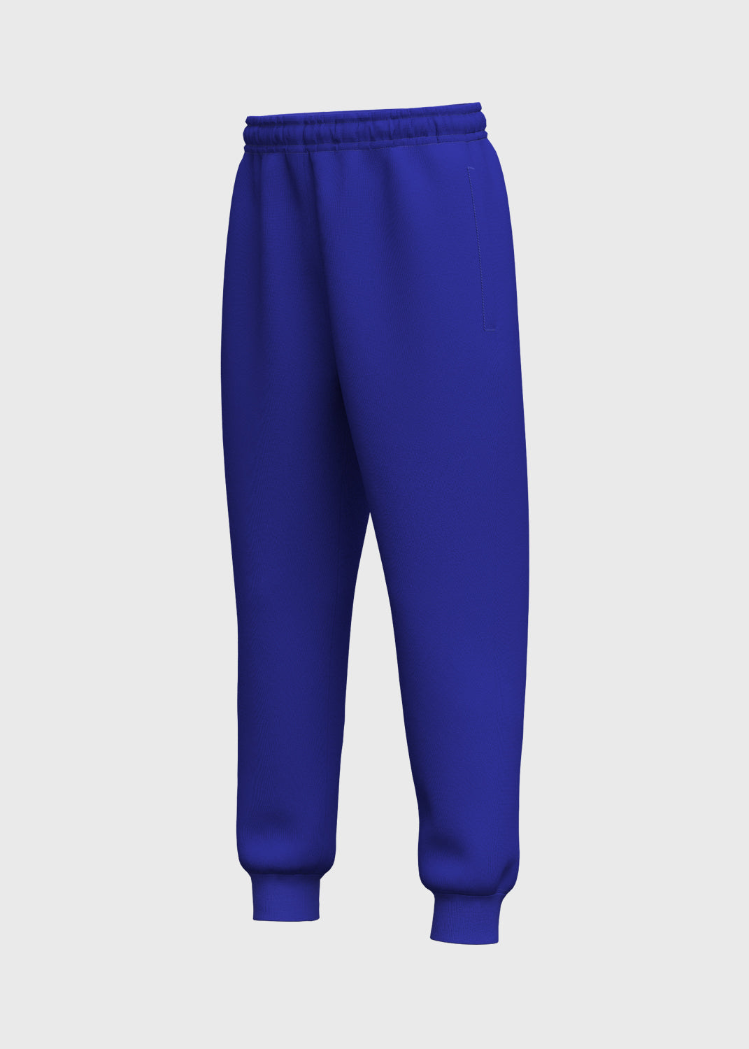 Fleece Pants Cuff Hem - Ultramarine