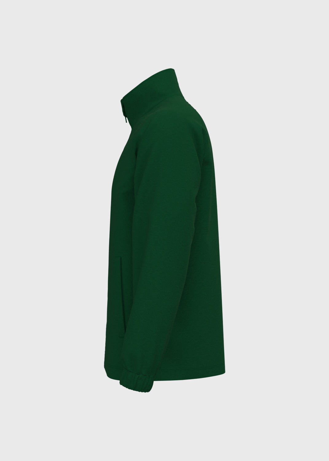 Fleece lined Microfibre Jacket - Kale Green