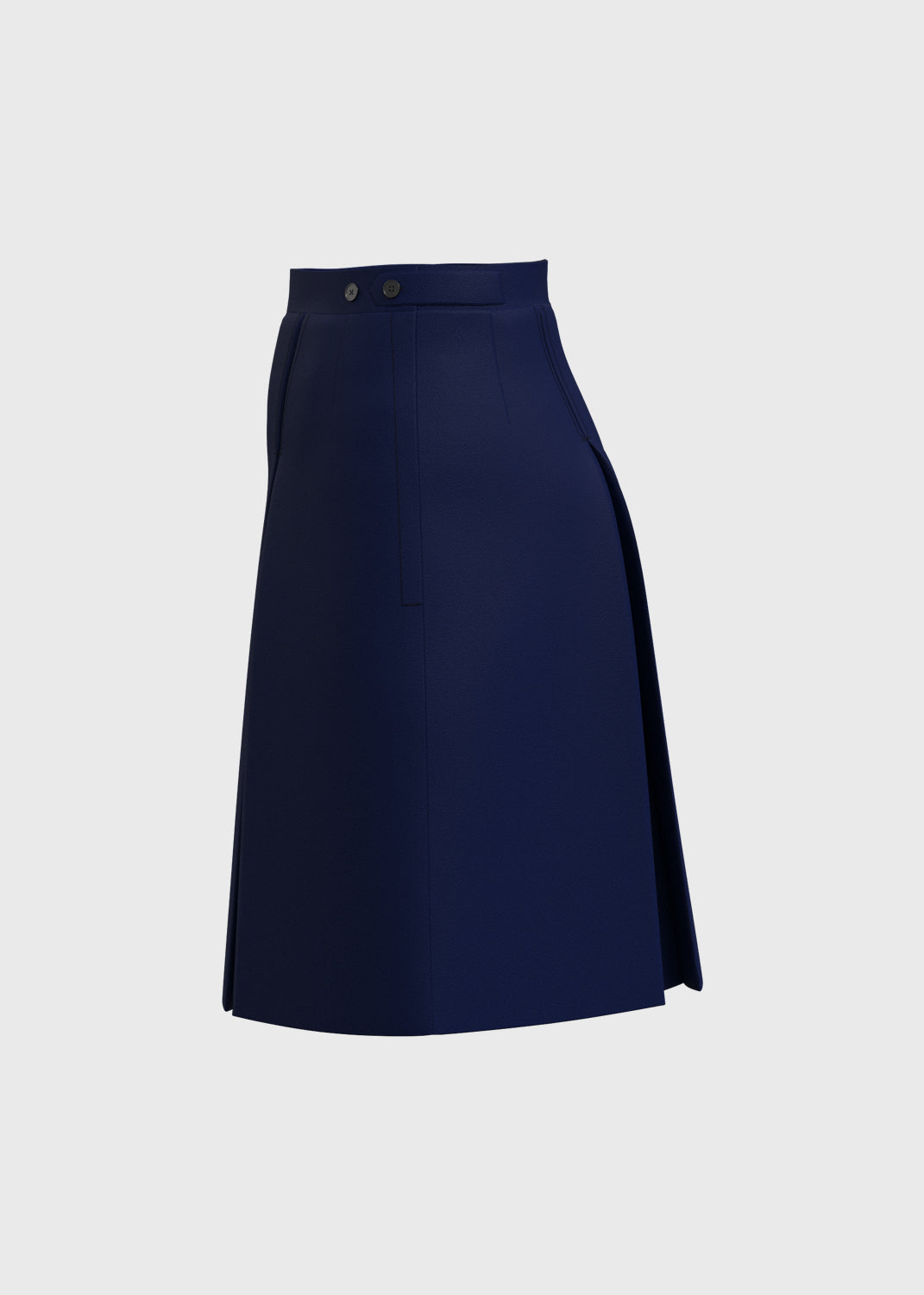 Formal Skirt - Night Navy