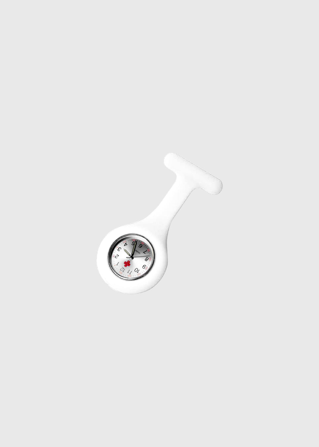 Nurses Fob Watch Silicone - White