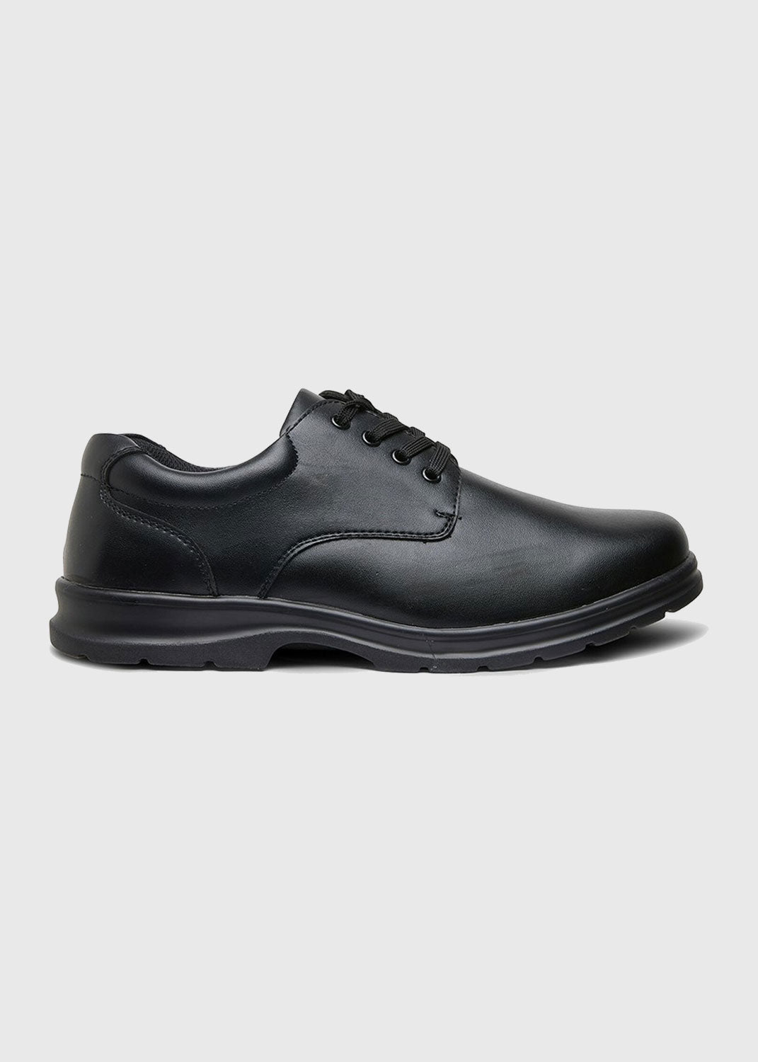 Grosby Educate 2 Senior School Shoe - Black