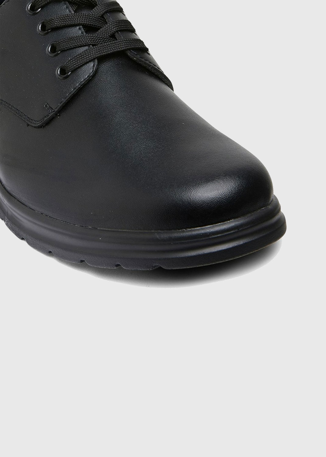 Grosby Educate 2 Senior School Shoe - Black