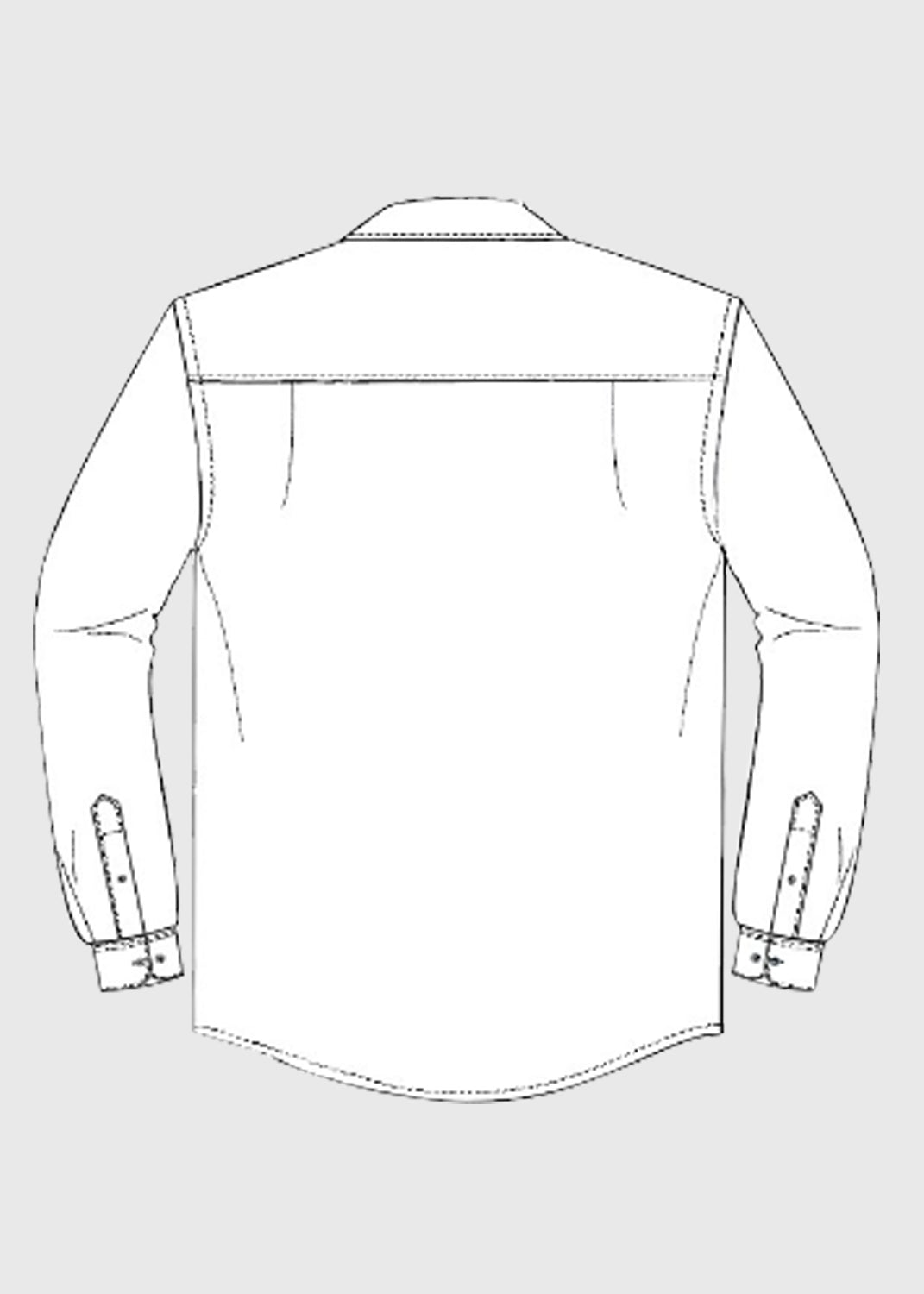 Shirt White L/S Prep - Y5