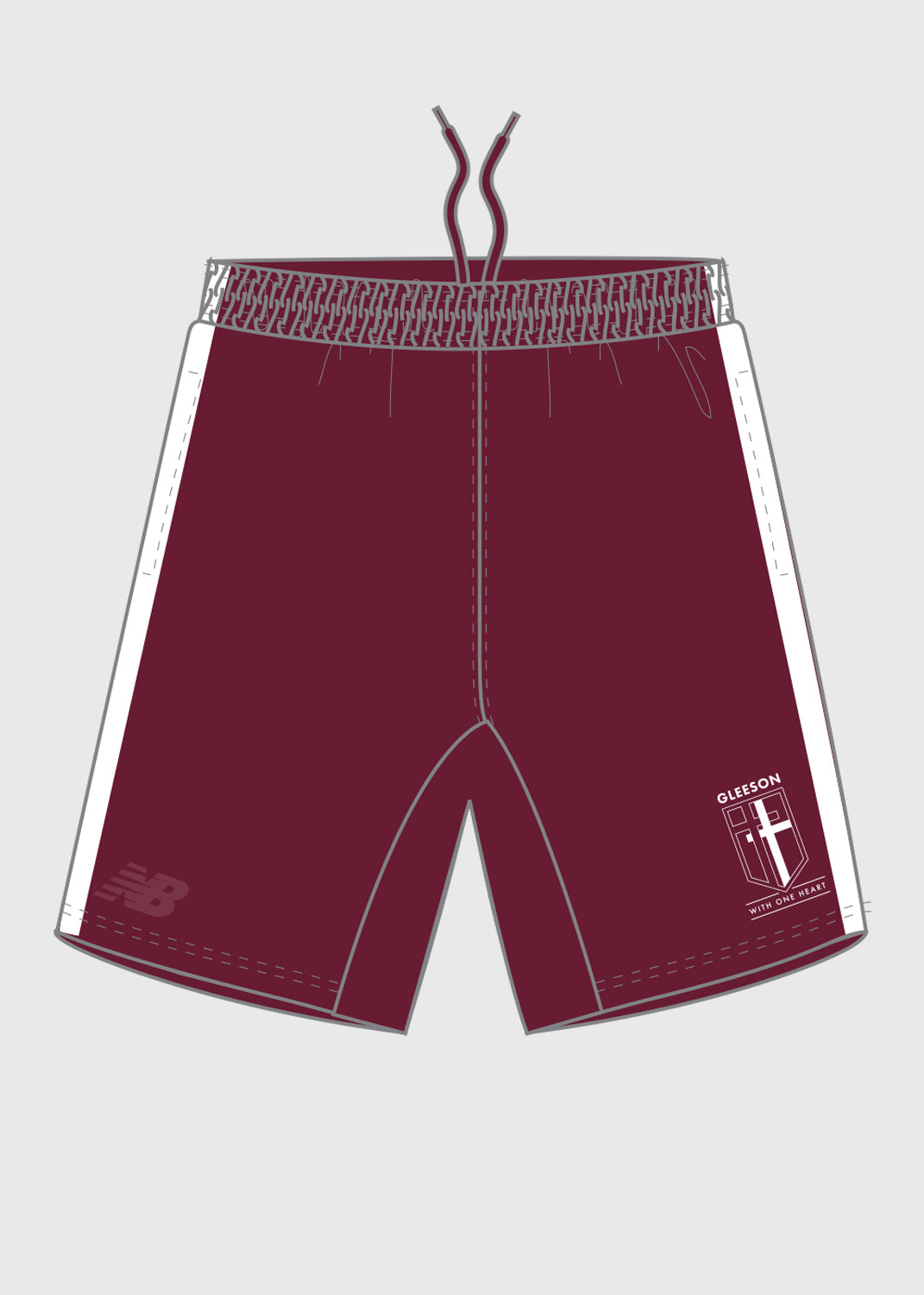 Youth - Soccer Shorts - Maroon
