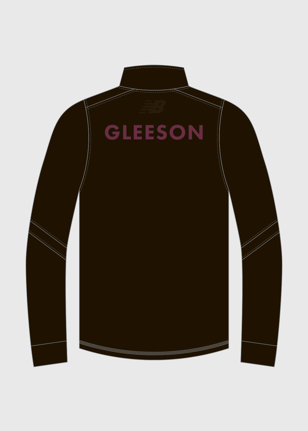 Male - Student AFL 1/4 Zip Top - Black