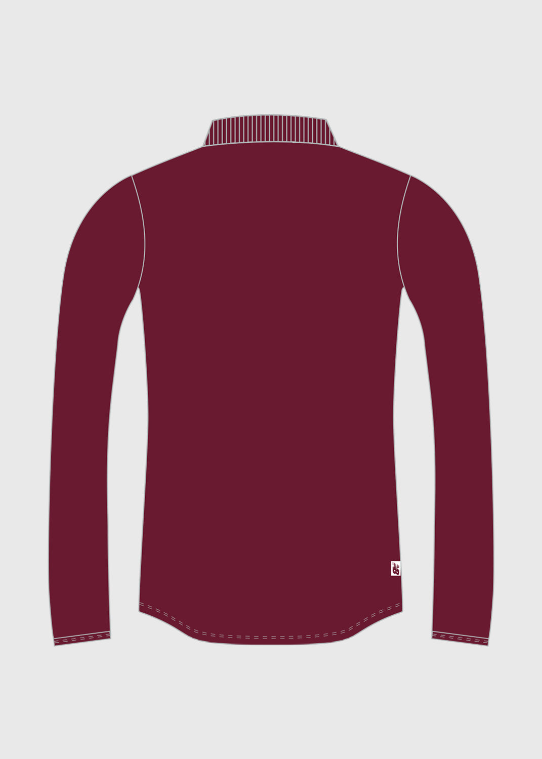 Male - Staff L/S Polo Shirt - Maroon