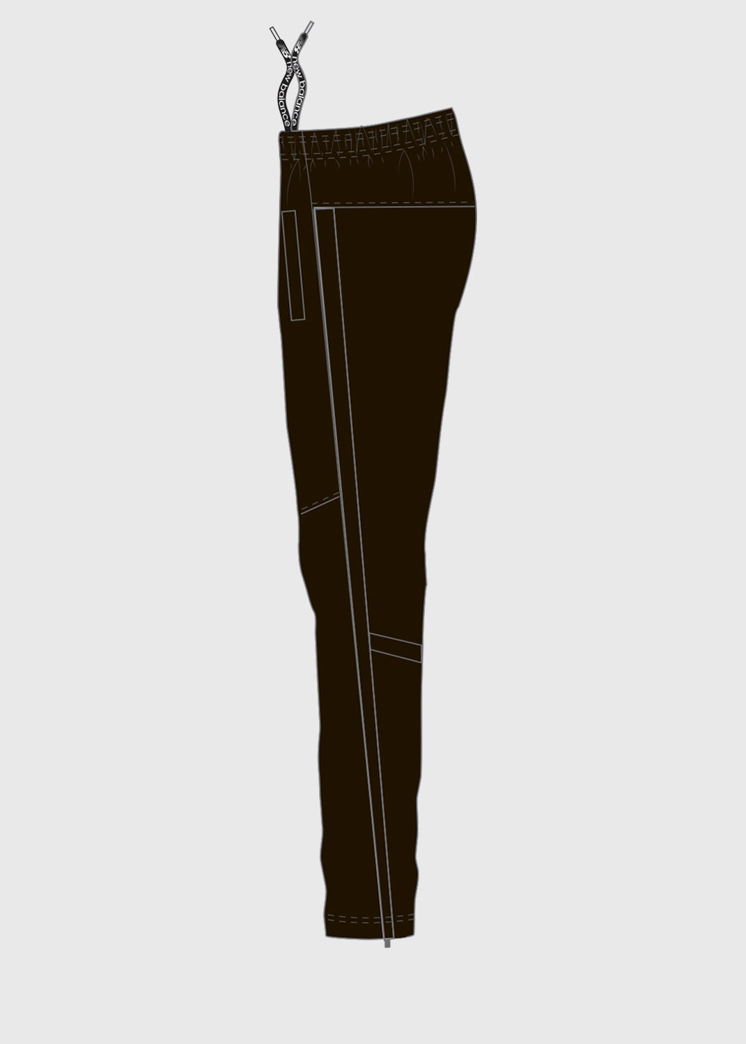 Male - Pro Pant x Multi Panel- Black