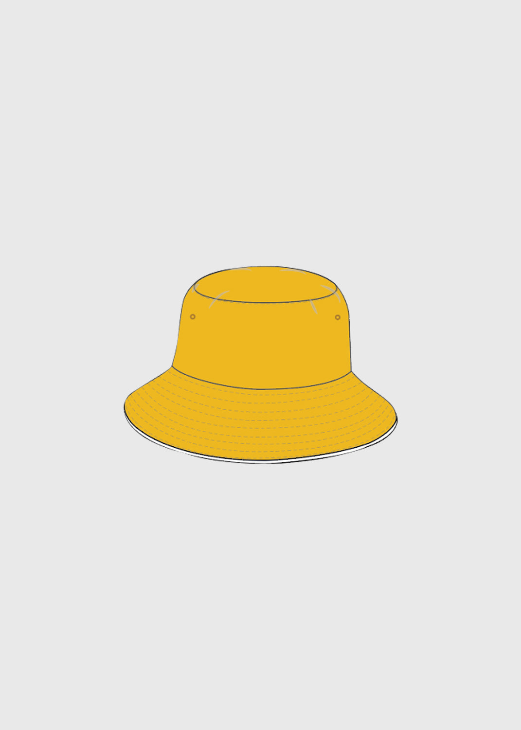 Hat Bucket Arunta Yellow
