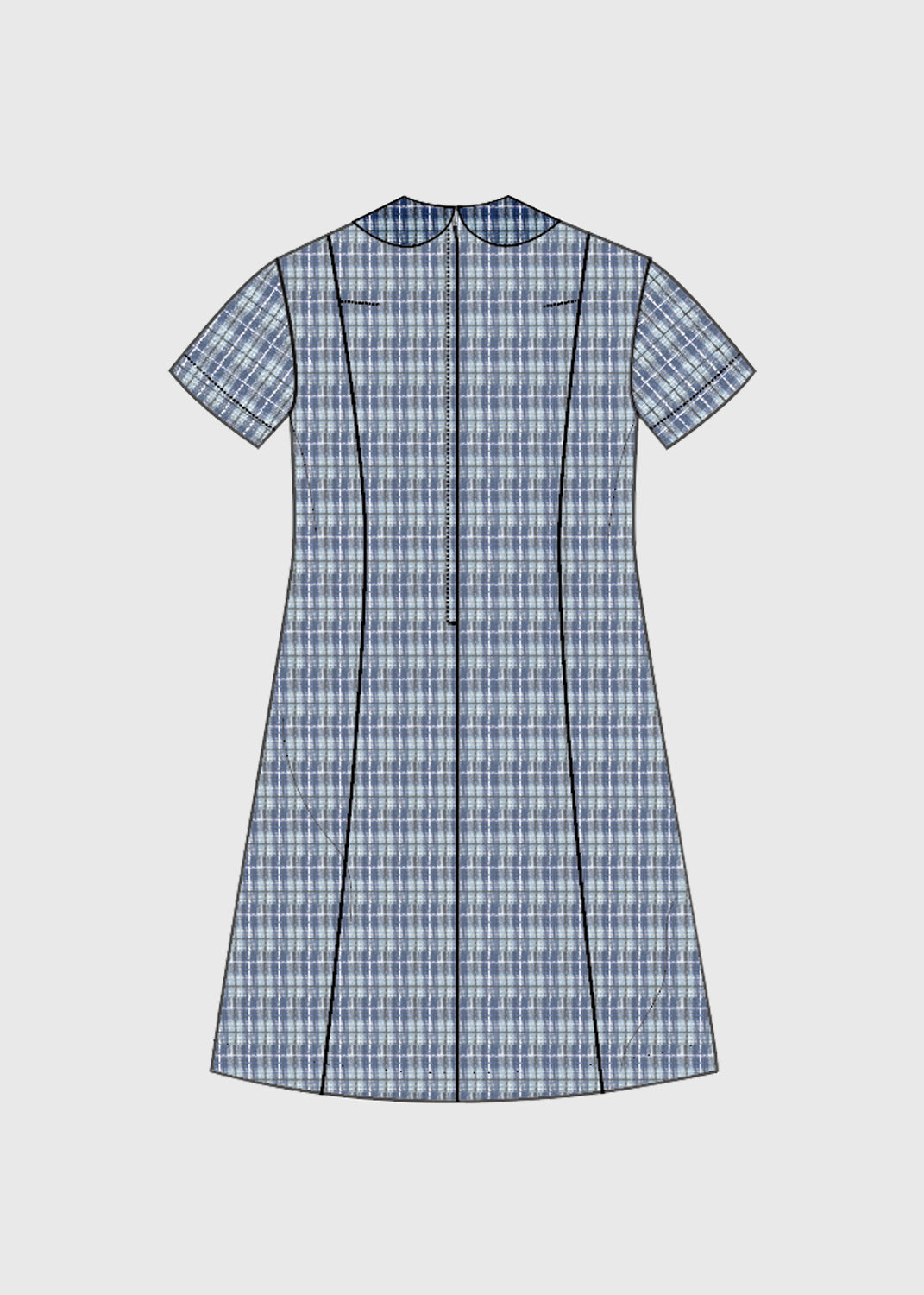 Dress Check Blue