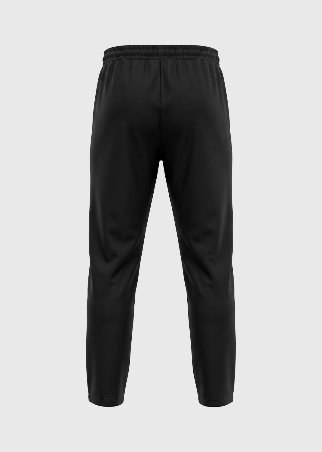 Microfibre Straight Leg Track Pants - Black