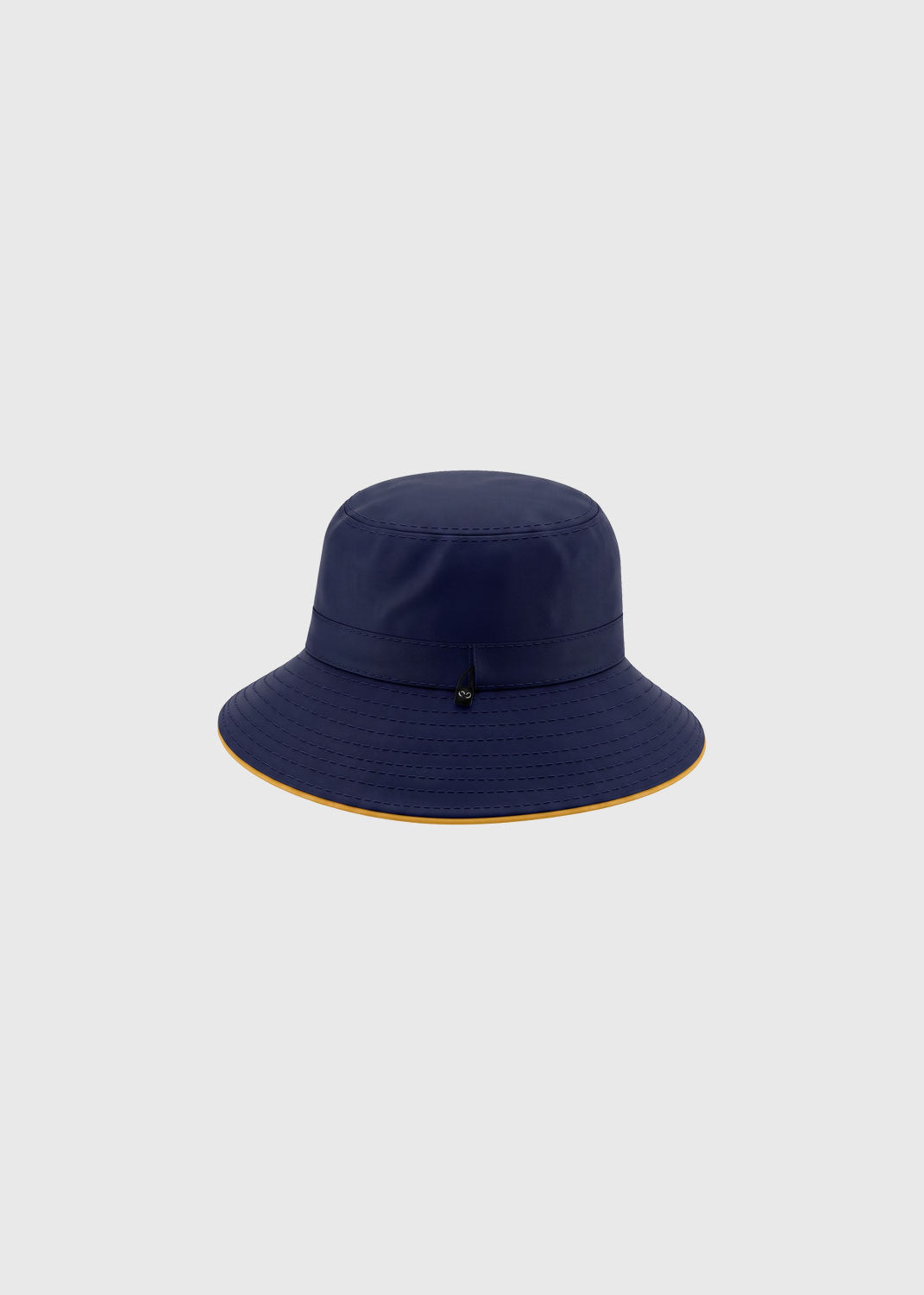 Adjustable Bucket Hat in Ink Navy and Gold