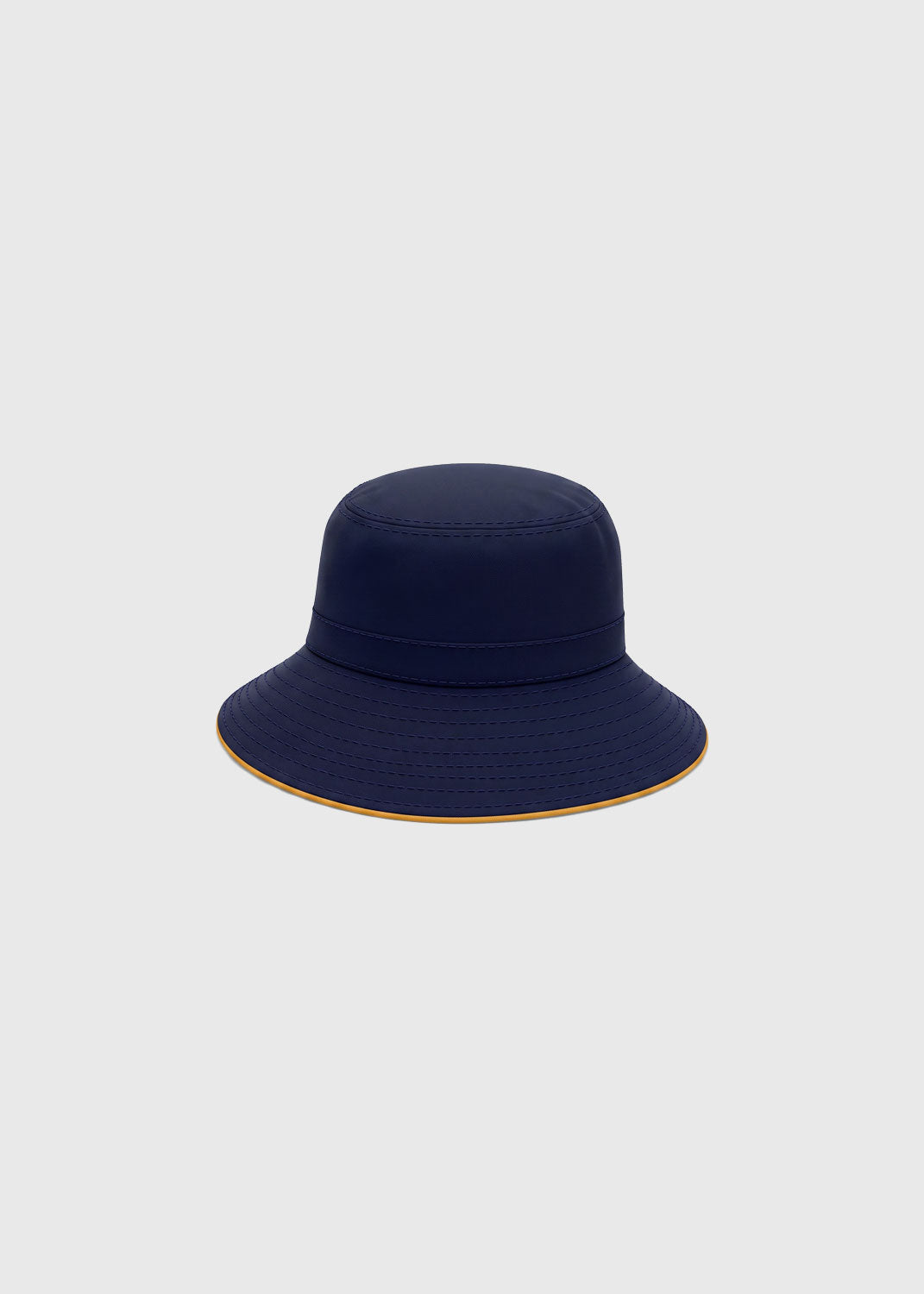 Adjustable Bucket Hat in Ink Navy and Gold