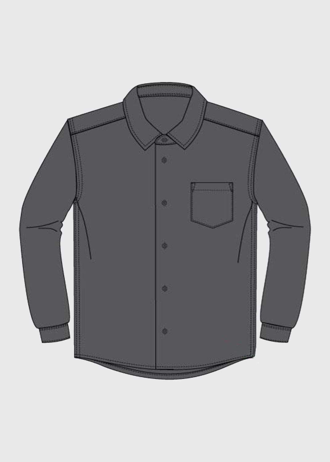 .edu Essentials Shirt Formal L/S Music Black