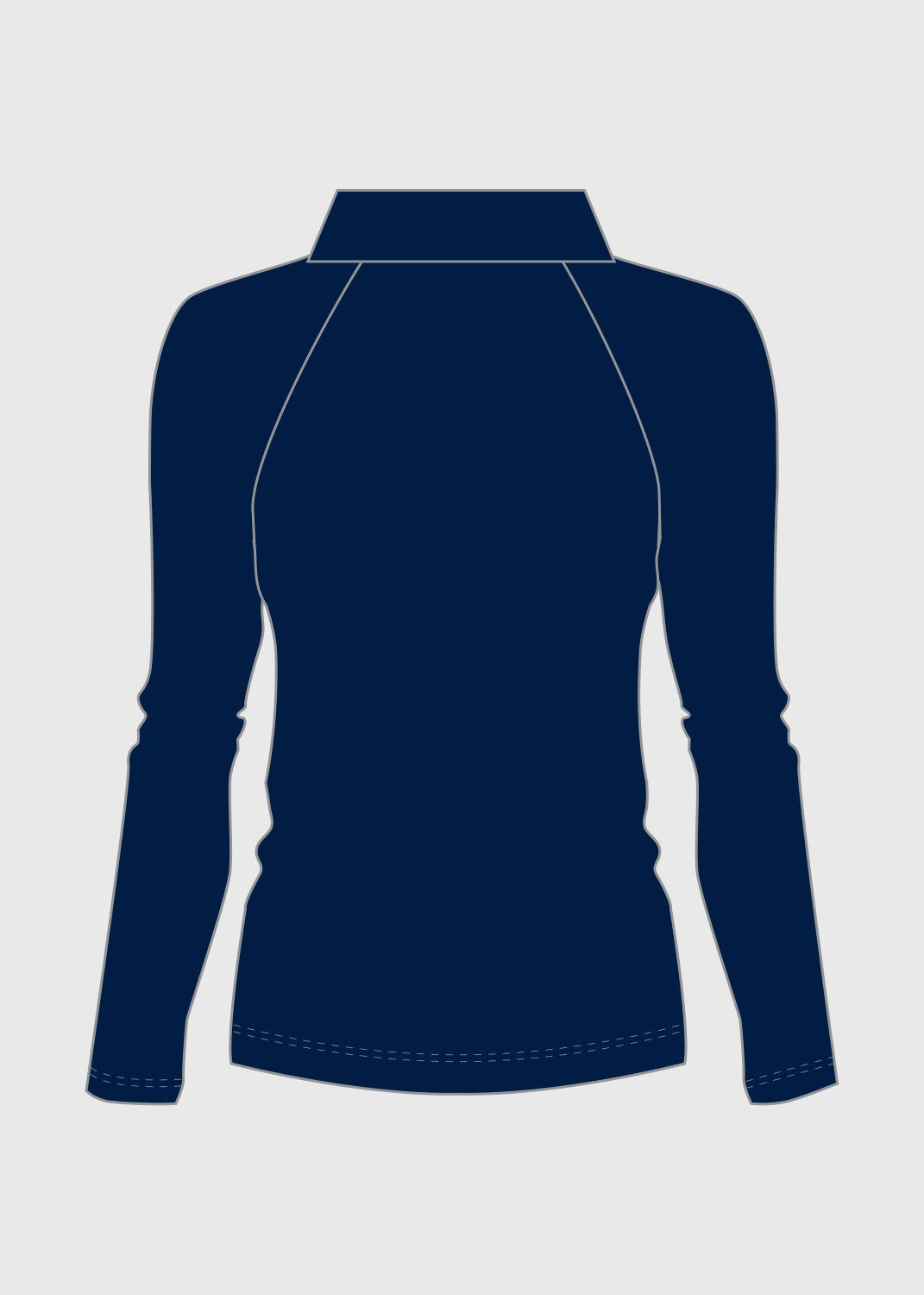 Female - Match L/S Polo - Navy