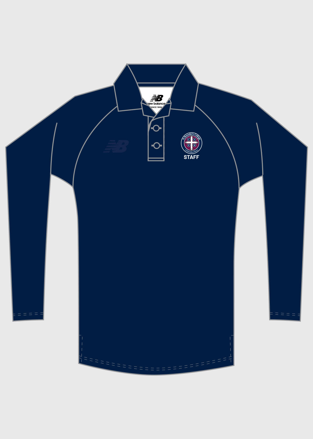 Male - Match L/S Polo - Navy