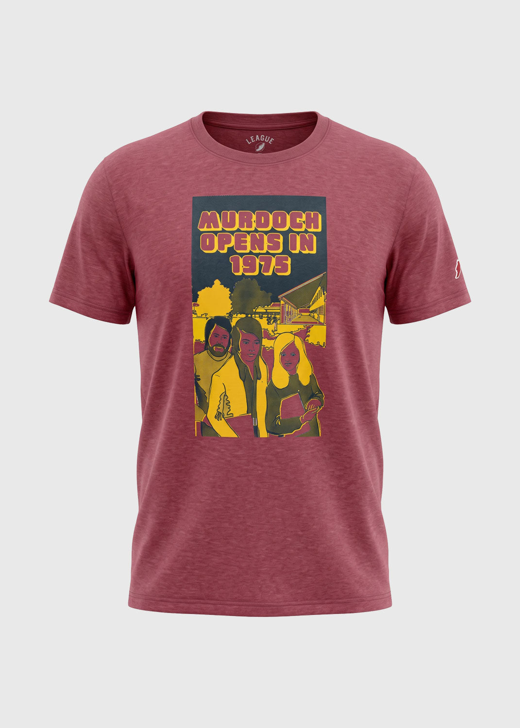Victory Falls Tee 1975 - HTR VT LT Maroon
