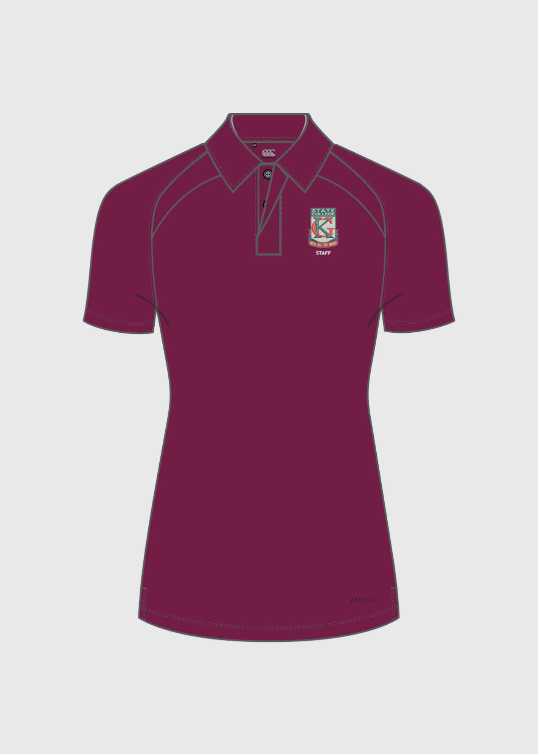 Maroon Staff Polo Female