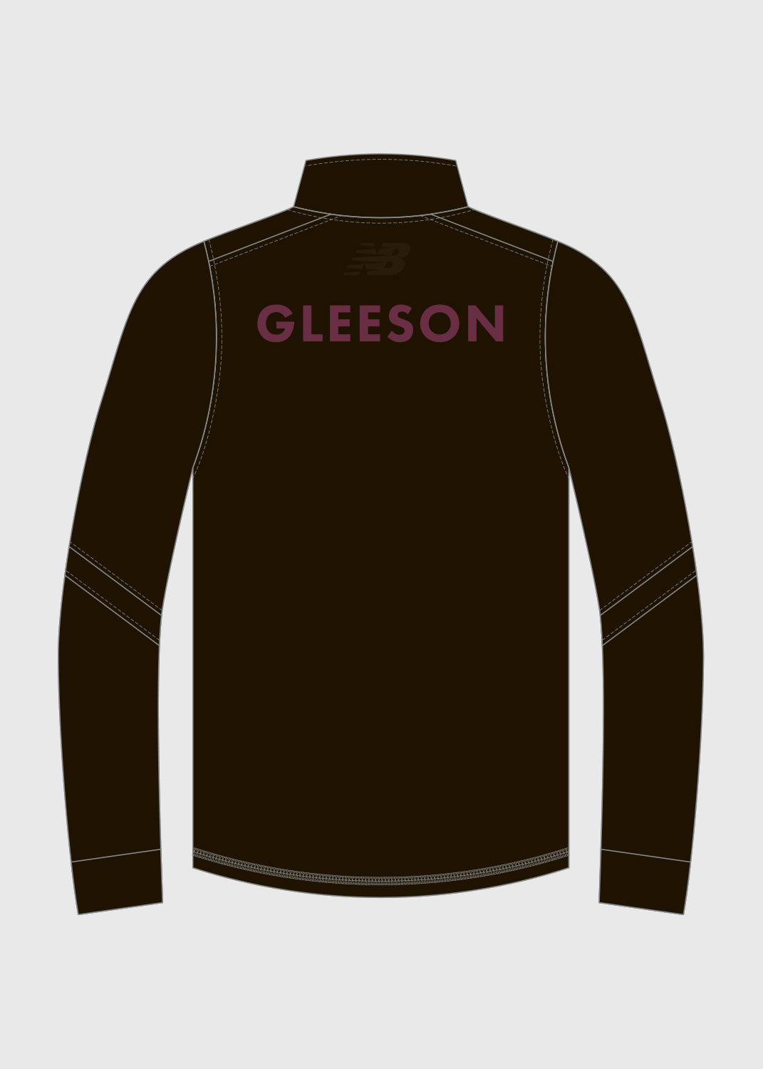Male - Student World Football 1/4 Zip Top